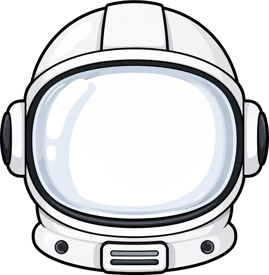 Capacete de astronauta
