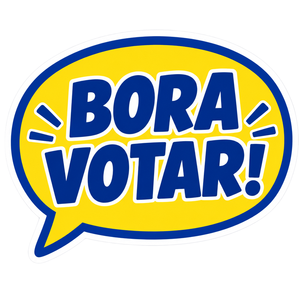 Bora votar!